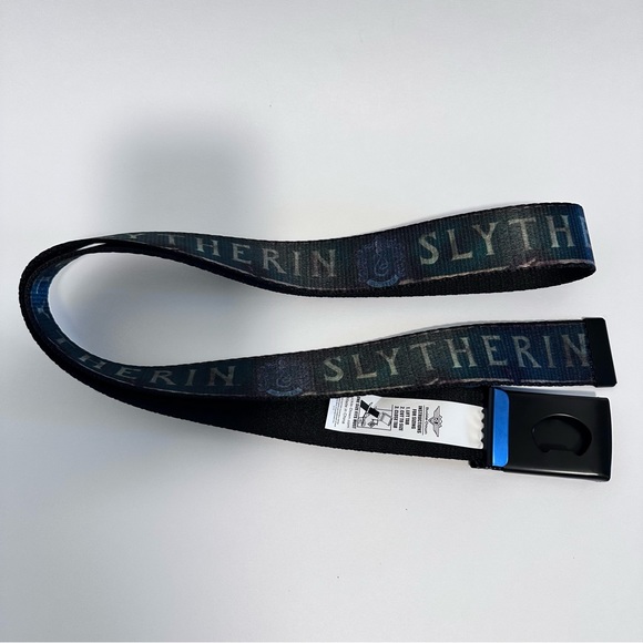 Buckle-Down Belt Men’s 48” Slytherin Spell Out Harry Potter Theme - Picture 5 of 6